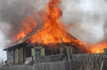 В Енисейске сгорел дом